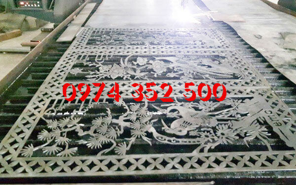 Gia công cắt hoa văn sắt PLASMA CNC uy tín giá rẻ tại Đà Nẵng