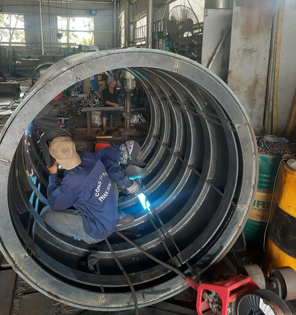 Gia cường bánh xe lu tại Đà Nẵng