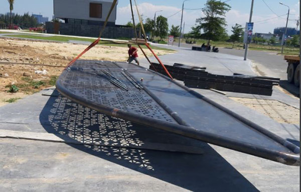 Thiết kế mái che quảng trường tại Đà Nẵng