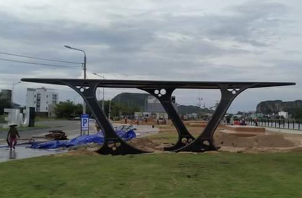 Thiết kế mái che quảng trường tại Đà Nẵng